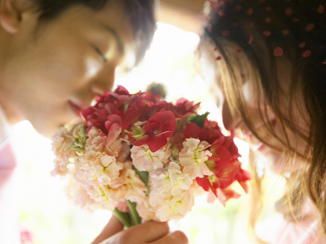 記念日の花